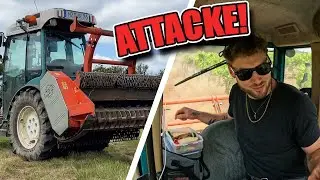 STAUB ernten 💨 Forstmulcher EINSATZ 🚜🪵🌳| Weinbau 🍇🍷