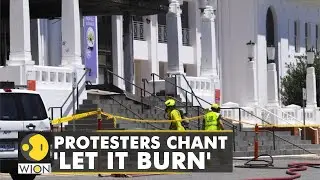 Australia: Front entrance of old parliament house set on fire as protests continue | English News