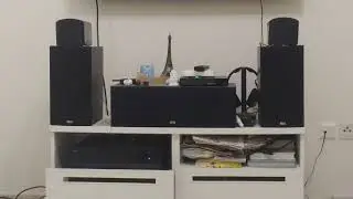 Yamaha RX-A1080 Aventage AVR + Elac B6.2 sound demo (Pure Direct)