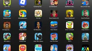 Roblox, Poppy Playtime 4,Stumble Guys,Grimace Monster Scary Survival,Thief Puzzle,Granny,TempleRun2