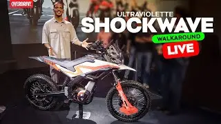 LIVE: Ultraviolette Shockwave Electric | Walkaround | OVERDRIVE
