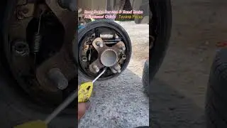 Rear Brake Service & Hand Brake Adjustment Toyota Passo Guide #mechanic #restoration #rebuild #diy