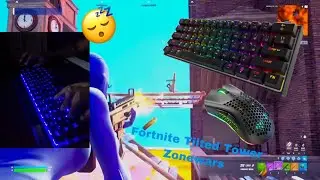 DIERYA DK63 And Bengo Mouse ASMR 🤩 Brown Switches Chill Keyboard Fortnite Tilted Tower Zone Wars 🎧