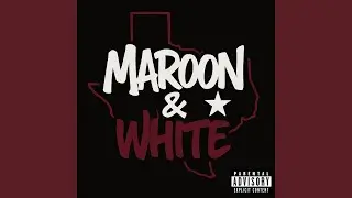 Maroon & White