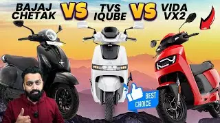 2025 Best EV in India | Vida VX2 Vs TVS iQube Vs Chetak | PVJ Educational