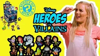 Disney Heroes vs Villains Funko Mystery Minis Full Collection Ursula Ariel Marshmallow