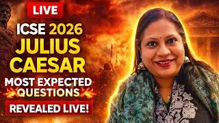🔥 ICSE 2026 Julius Caesar &ndash; Most Expected Questions Revealed LIVE!