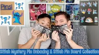 Unboxing Disney Loungefly Stitch Mystery Pins | Hot Topic Exclusive Blind Boxes and Stitch Pin Board