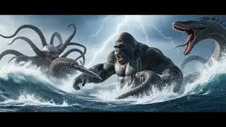 King Kong vs Monsters: Epic Sea Battle in Deep Ocean