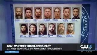 Judge Sets New Date For Trial Of Five Men Accused Plot Against Gov. Whitmer