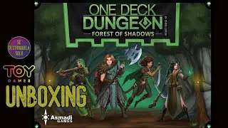 🌲 Unboxing One Deck Dungeon: Shadow Forest 🌌 New dungeon, new challenges