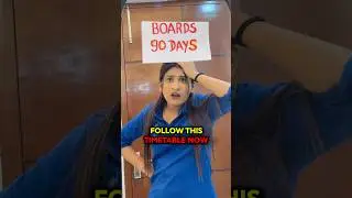 90 Days Strategy to Score 98% in Boards🔥 DO or DIE Timetable🤯 #shorts #study #vlog