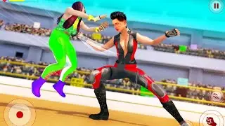 Beat em up women wrestling game play
