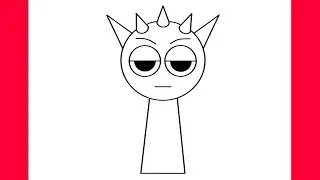 HOW TO DRAW SPRUNKI RED RADDY - INCREDIBOX SPRUNKI