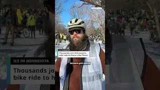 Thousands join Minneapolis bike ride to honor Alex Pretti