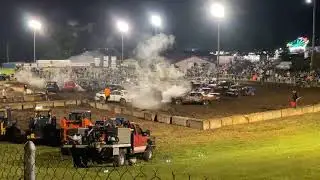 Super Stock Demolition Derby at Franklin County Fair - Union MO - June 2022