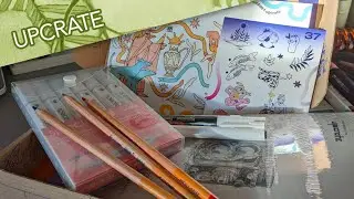 UPCRATE Unboxing, Demo, & Review! // A cool art subscription box