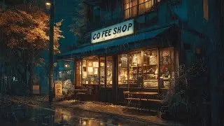 Rainy Alley Vibes 🌧️ 80s 90s Lofi Hip Hop | Night Caf&eacute; Study Mix