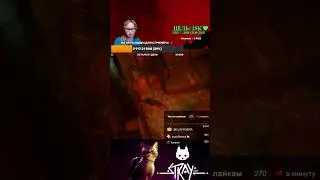 Stray: Разбиваю всё на своём пути! 😂🐾 Смешные моменты #shorts #straygame #catgames #stray