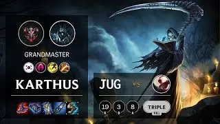 Karthus Jungle vs Lee Sin - KR Grandmaster Patch 10.11
