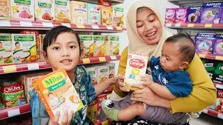 MAKANAN BAYI AZAM HABIS 🥵 BELI MAKANAN BAYI 👶 | Ali vlog