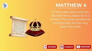 Music Bible | Matthew Chapter 4 KJV | Bible Tunes