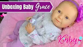 Let's Unbox Kinby Doll, Baby Grace! Reviewing Her Details + New Outfit & Feeding.