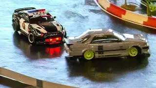 FORD MUSTANG POLICE RC DRIFT CAR, RC MODEL DRIFT CARS, REMOTE CONTROL DRIFT ACTION!!
