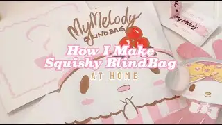 🎀blindbag diy🎀 How to make blind bag squishy doll customization at home | ASMR  #sanrio