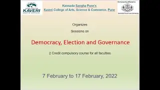 Day 3 - Democracy, Election and Governance
