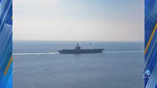 USS Eisenhower Carrier Strike Group enters Arabian Gulf