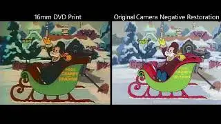 Christmas Comes But Once A Year | Restoration Comparison | Max Fleischer Color Classic