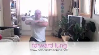 Home Personal Trainer Clapham FItness in the home  To Do Forward lung