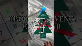 final week of crochet advent calendar !! #christmas #christmascrochet #adventcalendar #crochet