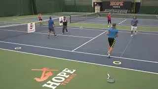 Racket & Ball Exchange: Cardio Tennis Warm-up
