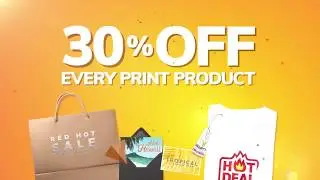Red Hot Sale | 30% Off All Printing | 4OVER4.COM