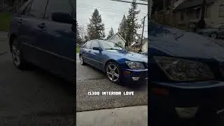 Lexus IS300 interior gets some much needed love
