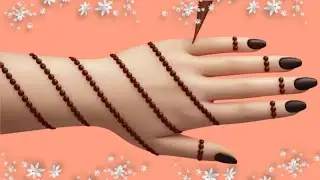 Beautiful Easy Trick Mehndi Design | Mehandi Ka Design | Bridal Mehndi Designs For Full Hands| Henna
