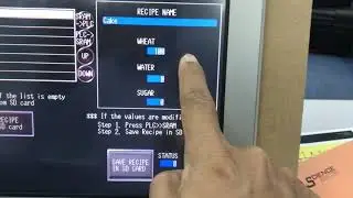 Proface Filling Data (Recipe) demo