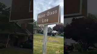 Mason Dixon line #maryland #pennsylvania #border #masondixon #line