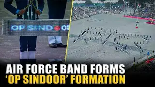 Air Force contingent creates ‘Operation Sindoor’ formation at Beating Retreat 2026