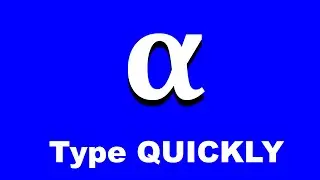 How to Insert ALPHA SYMBOL in Word - [ Greek Letter Sign: &alpha; }