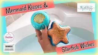 BATH BEVY BOX - April 2018 *Feeling Smitten & Georgia Charms Cosmetics* Bath Bomb Demo in Jetted Tub