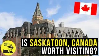 They HATE drones here! 🚔😂 (Exploring Saskatoon, Saskatchewan, Canada's City of Bridges) 🇨🇦