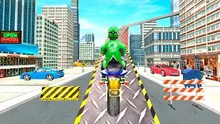 Tricky Bike Stunt Rider 3D - Gameplay Android game - bike stunt game
