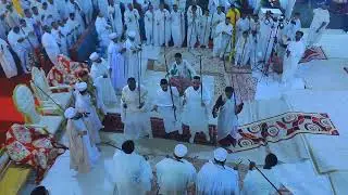 በሳውዝ አፍሪካ ጆሃንስበርግ መድኃኒዓለም ሊቃውንቱ  ወረብ ሲያቀርቡ 