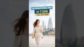 Baku Azerbaijan International Trip at ₹35,000 😱 | Visa Included ✈️ Budget Foreign Trip#baku#travel