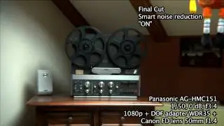 PreTest: Panasonic AG-HMC151 Camera with DOF adapter Vs. Canon EOS 5D Mark II