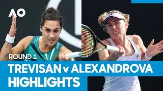 Martina Trevisan vs Ekaterina Alexandrova Match Highlights (1R) | Australian Open 2021