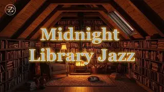 Midnight Library Jazz 📚 Soft & Mellow Melodies for Deep Reading (No Repeats)